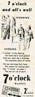 Seven O Clock Vintage Retro Advert Poster A4 Photo Print