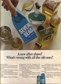 Seven Seas Bottles Vintage Retro Advert Ads A4 Photo Print