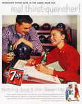 Seven Up Pool Vintage Retro Advert Ads A4 Photo Print