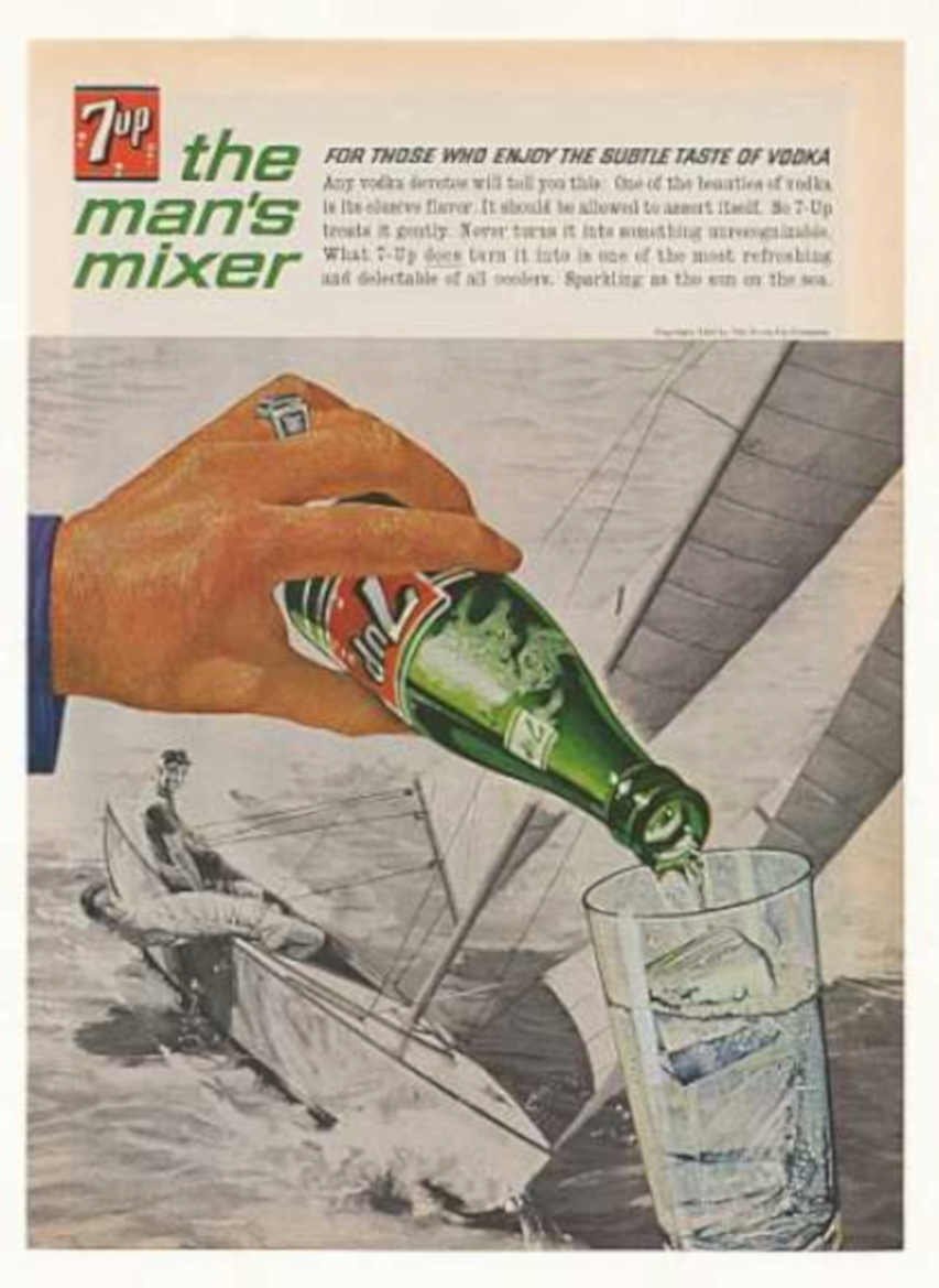 Seven Up Vodka Vintage Retro Advert Ads A4 Photo Print