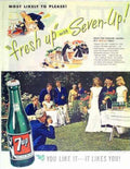 Seven Up Wedding Vintage Retro Advert Ads A4 Photo Print