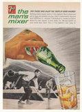 Seven Up Whiskey 2 Vintage Retro Advert Ads A4 Photo Print