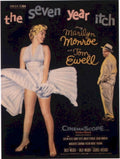Seven Year Itch 1950s Vintage Retro Advert Poster