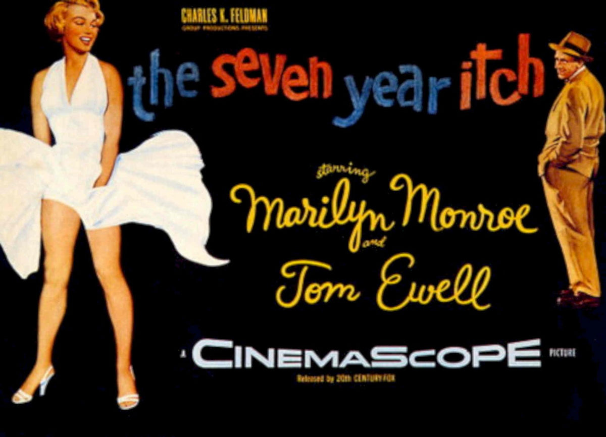 Seven Year Itch 2 1950s Vintage Retro Advert Poster
