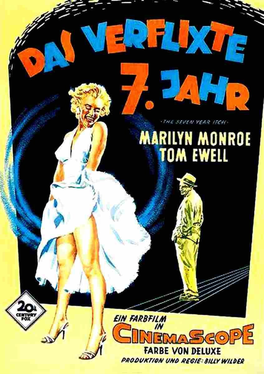 Seven Year Itch The 09  film star poster A4 Photo Print