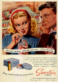 Seventeen Makeup Browse 1940s Vintage Retro Advert Poster