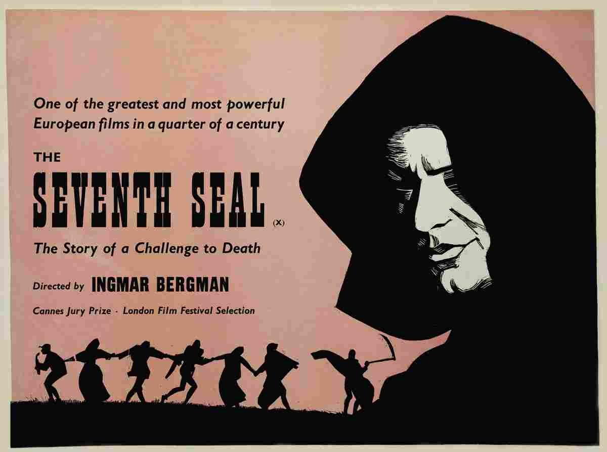 Seventh Seal The 02  film star poster A4 Photo Print