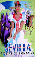 Seville Fiesta Primavera 1 Vintage Retro Advert Poster A4 Photo Print