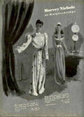 Sewing Mannequins Gowns 1940s Vintage Retro Advert Poster