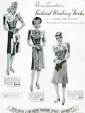Sewing Patterns 1940s 2 1940s Vintage Retro Advert Poster