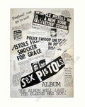 Sex Pistols Album Vintage Retro Advert Poster A4 Photo Print