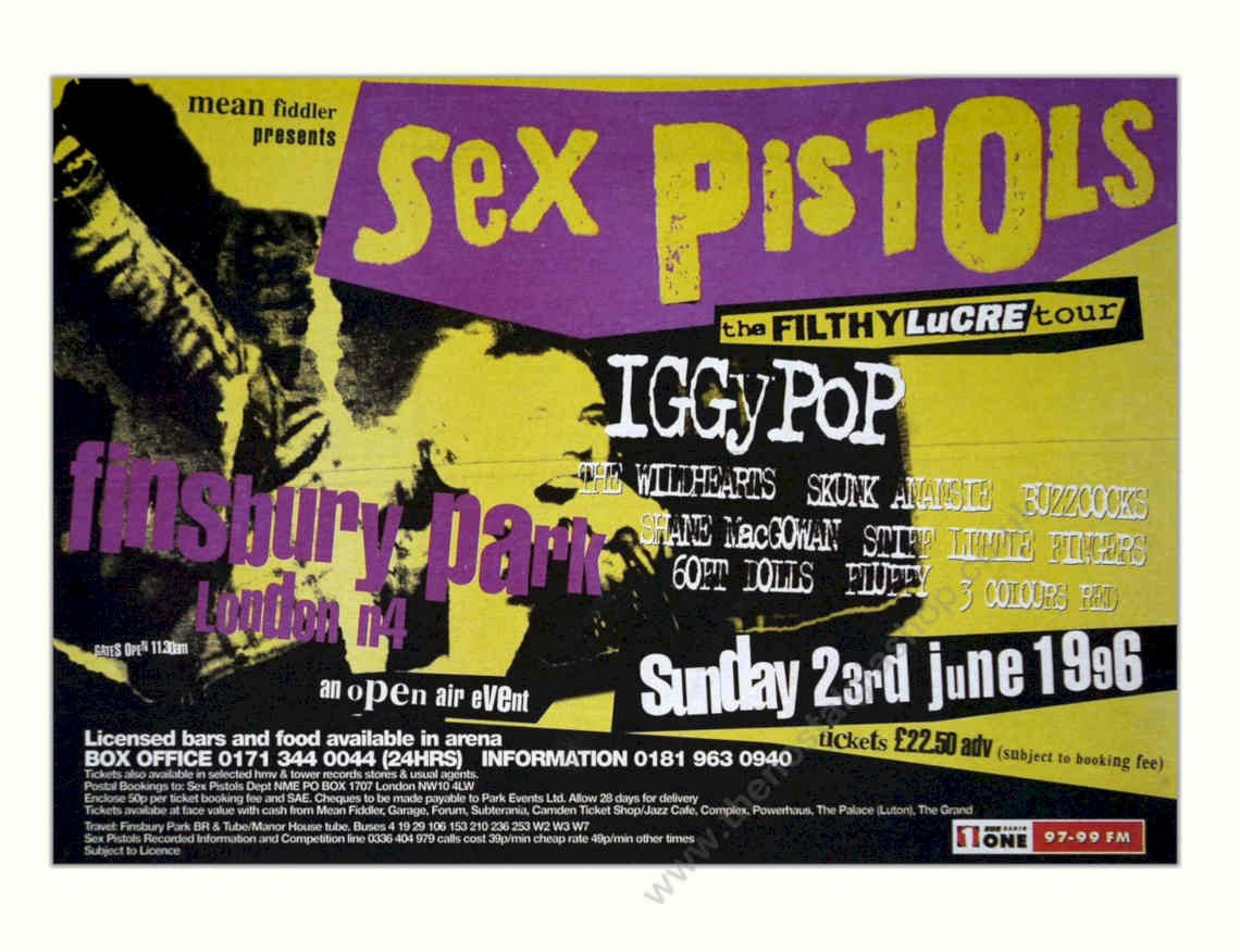 Sex Pistols Filthy Vintage Retro Advert Poster A4 Photo Print 2