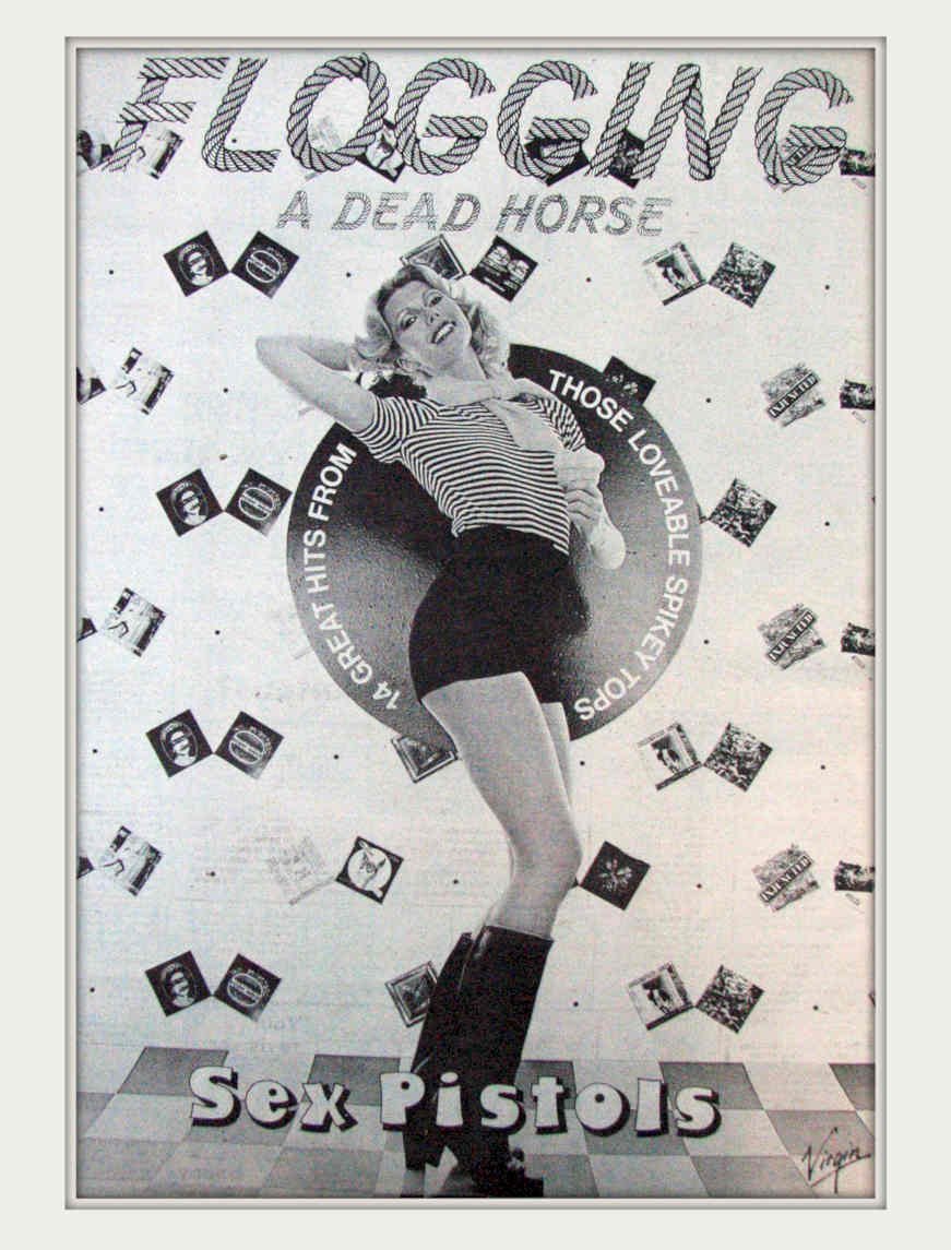 Sex Pistols Flagging Vintage Retro Advert Poster A4 Photo Print