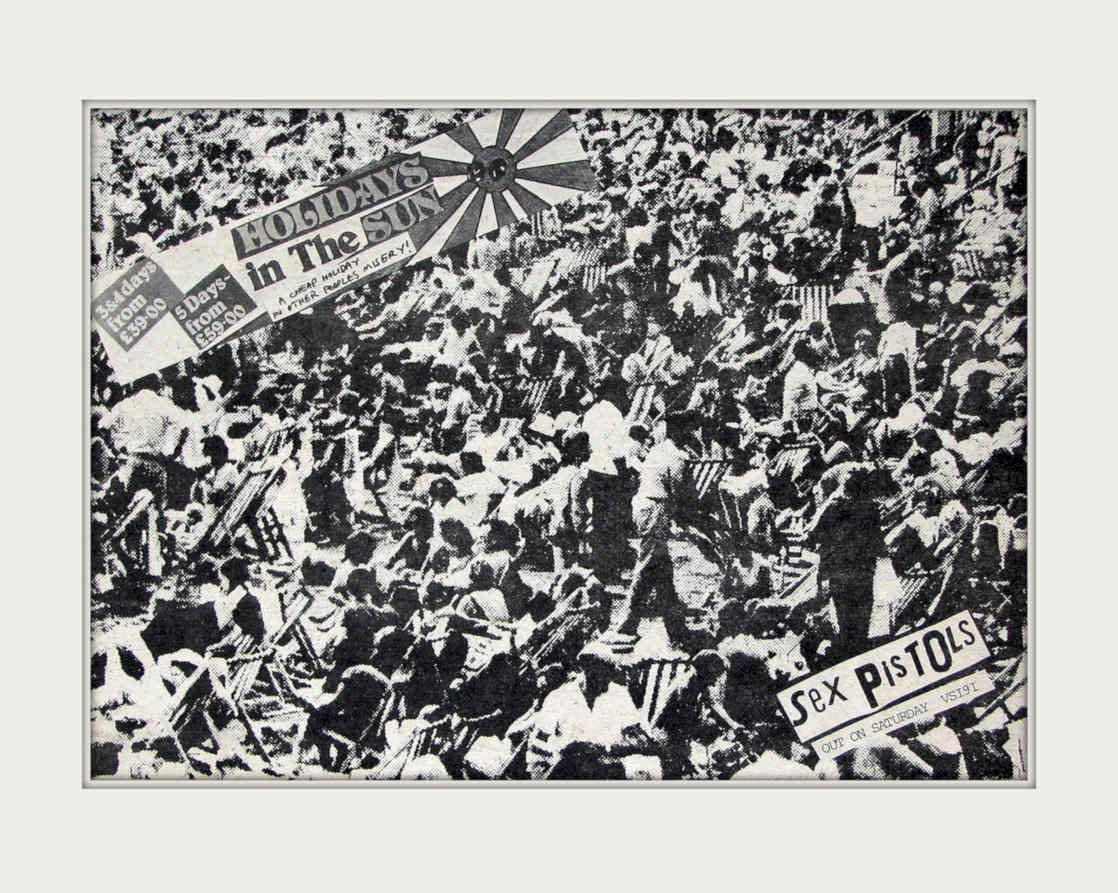 Sex Pistols Holiday Vintage Retro Advert Poster A4 Photo Print