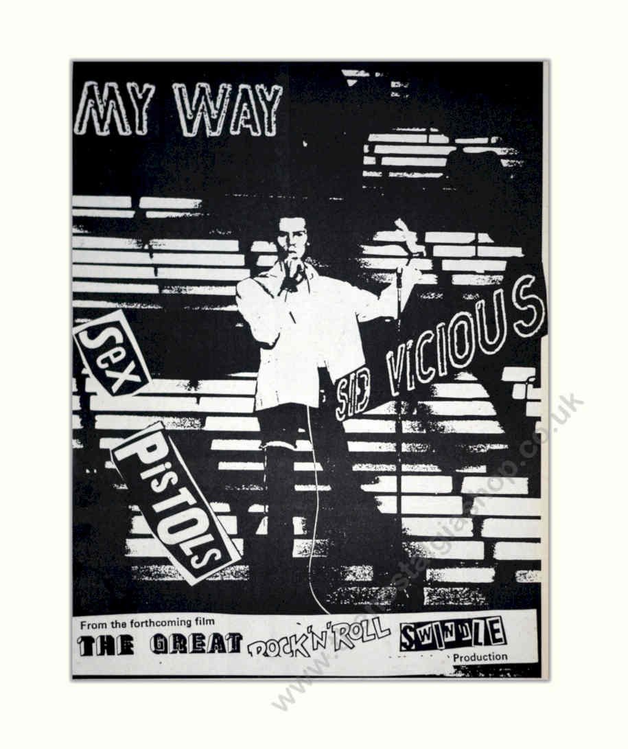 Sex Pistols Rock Vintage Retro Advert Poster A4 Photo Print