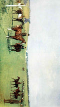 Sextie W 1821 1887 The Racing World and its Inhabitants 1904 A remininiscence of Danebury A4 Photo Print