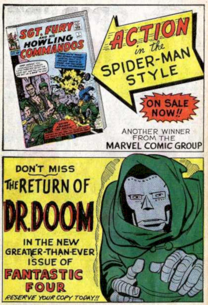 Sfg Spider Doom Vintage Retro Advert Ads A4 Photo Print