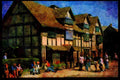 Shakespeare Country England 301009 Shakespeare's Birthplace, Henley Street, Stratford on Avon A4 Limited Edition Watercolour Print