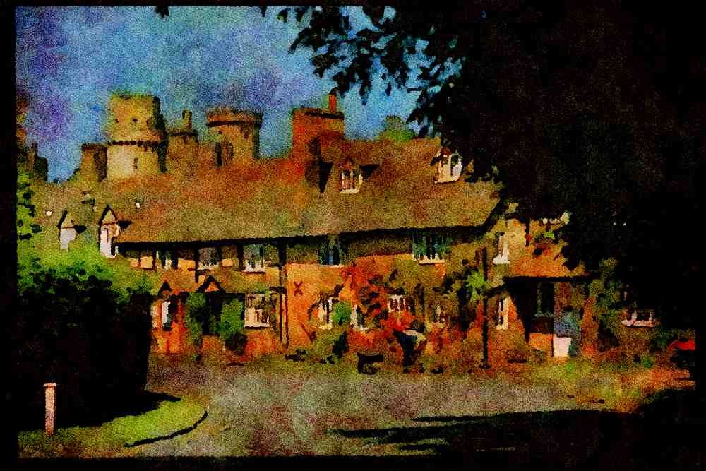 Shakespeare Country England 301033 Bridge End, Warwick A4 Limited Edition Watercolour Print