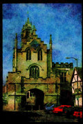 Shakespeare Country England 301039 East Gate, Warwick A4 Limited Edition Watercolour Print