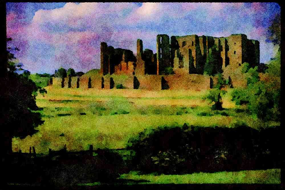 Shakespeare Country England 301047 Kenilworth Castle A4 Limited Edition Watercolour Print
