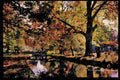 Shakespeare Country England 301068 Autumn Scene, Lower Slaughter A4 Limited Edition Watercolour Print