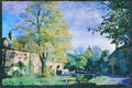 Shakespeare Country England 301070 Village Scene, Lower Slaughter A4 Limited Edition Watercolour Print