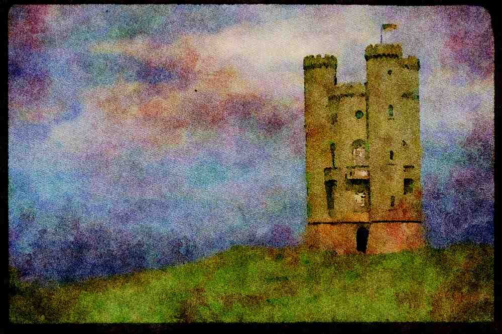 Shakespeare Country England 301078 Broadway Tower A4 Limited Edition Watercolour Print