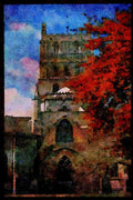 Shakespeare Country England 301083 Tewkesbury Abbey A4 Limited Edition Watercolour Print