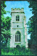 Shakespeare Country England 301093 The Tower, Ferrers Family Chapel, Baddesley Clinton A4 Limited Edition Watercolour Print
