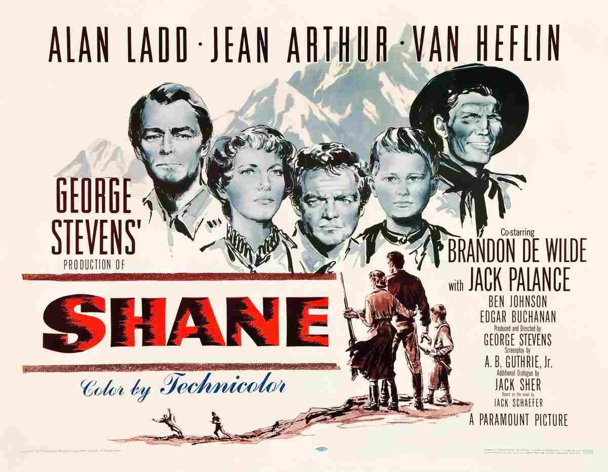 Shane 02  film star poster A4 Photo Print