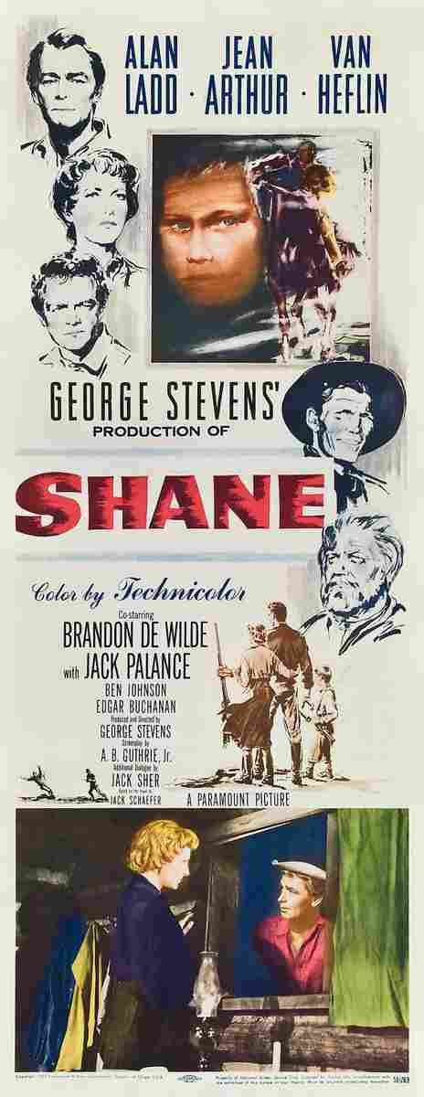 Shane 05  film star poster A4 Photo Print