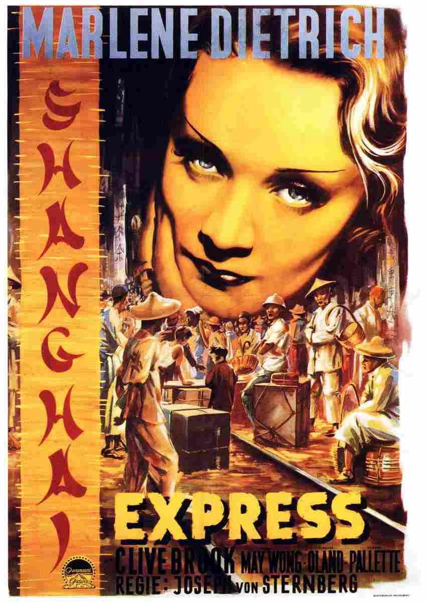 Shanghai Express 04  film star poster A4 Photo Print