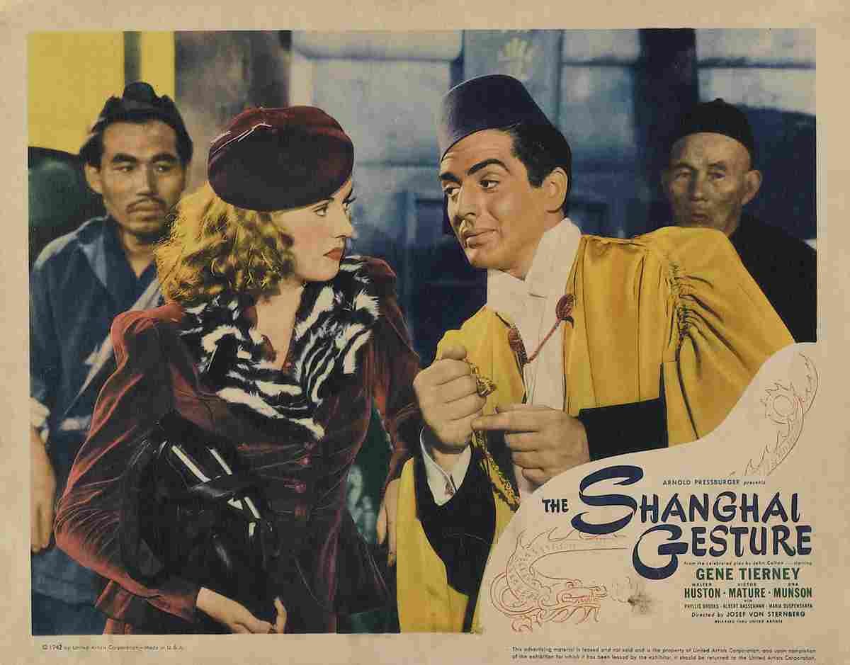 Shanghai Gesture The 02  film star poster A4 Photo Print
