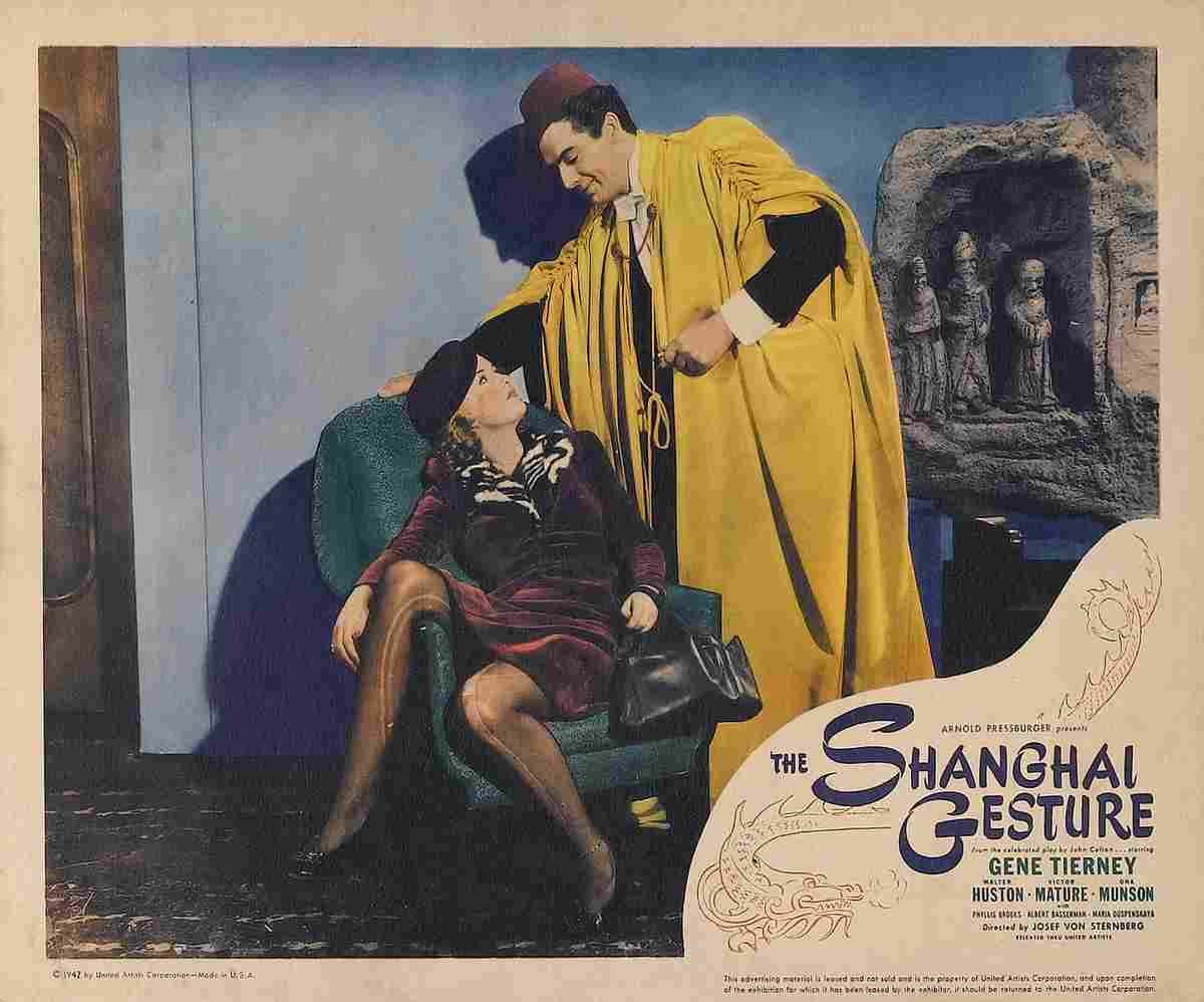 Shanghai Gesture The 03  film star poster A4 Photo Print