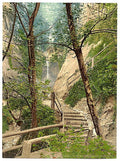 Shanklin Chine Isle of Wight Vintage A4 Photo Print
