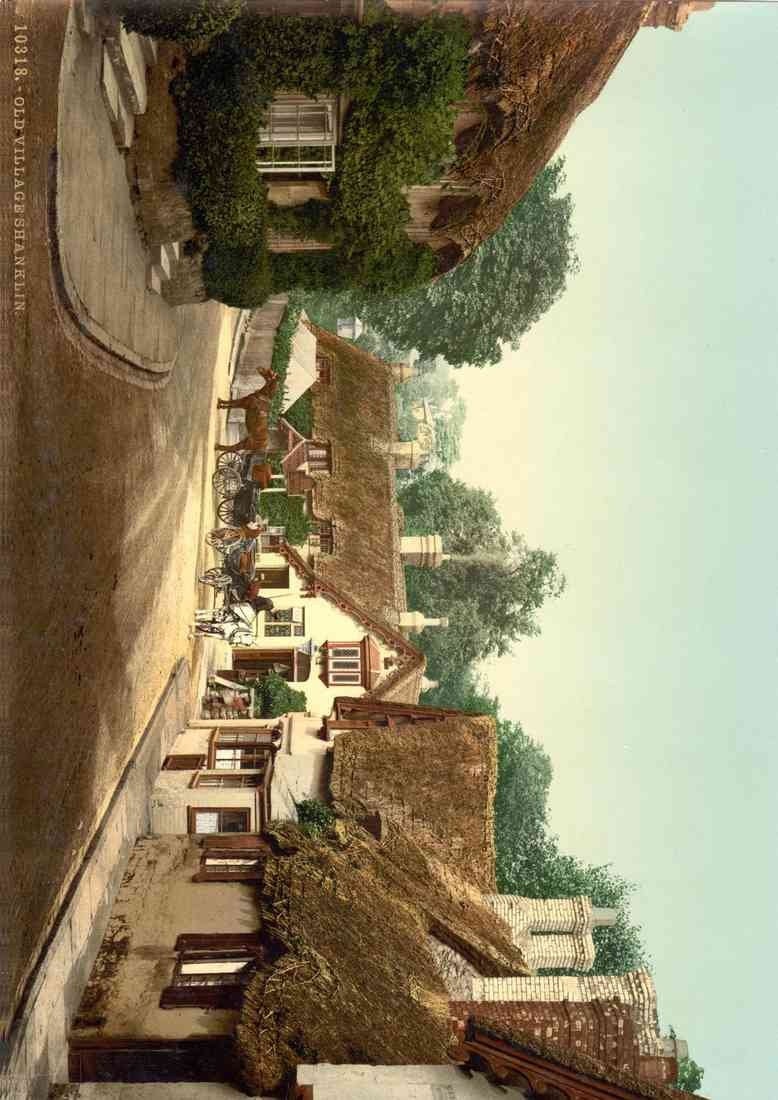 Shanklin old village Isle of Wight England 08998u A4 Photo Print