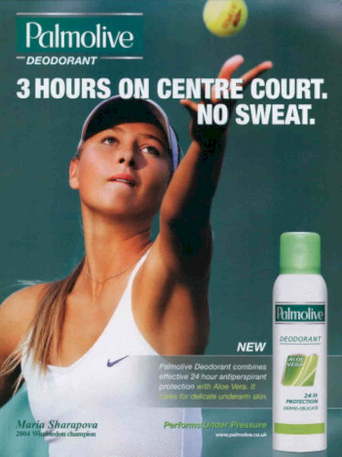 Sharapova Palmolive Tennis Vintage Retro Advert Poster A4 Photo Print