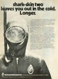 Shark Skin Two Vintage Retro Advert Ads A4 Photo Print