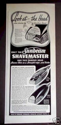 Shavemaster Christmas Head Vintage Retro Advert Ads A4 Photo Print