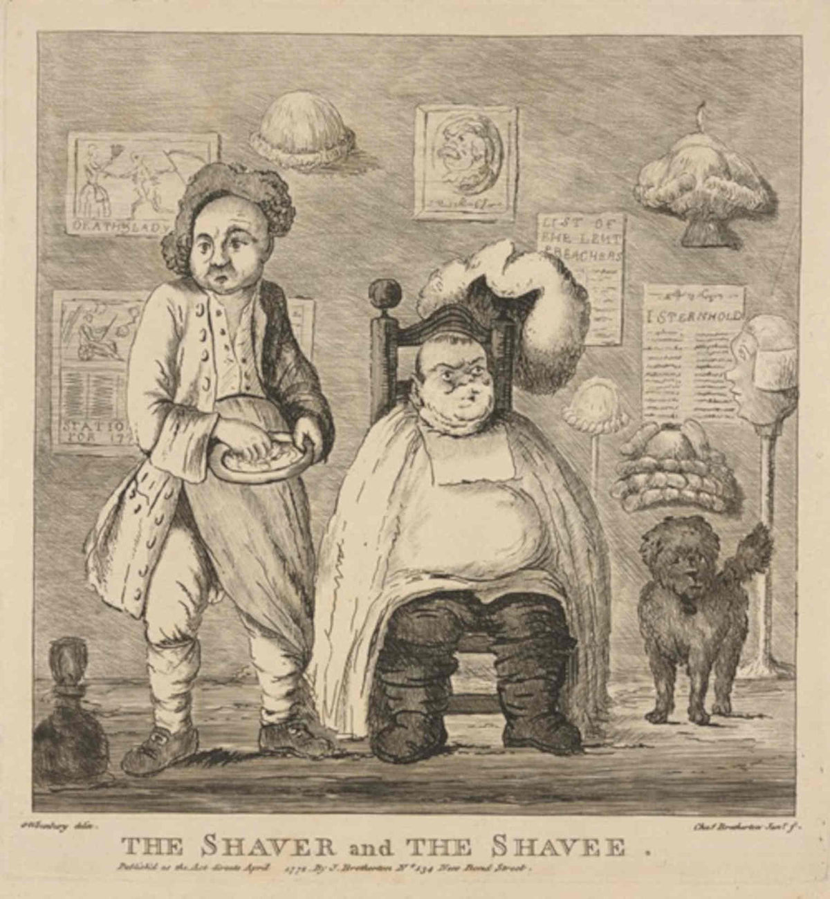 Shaver Shavee Street GB Cartoon Vintage Retro Advert Poster