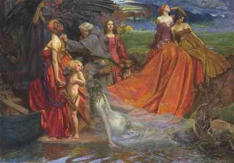 Shaw John Byam Liston Now Is Pilgrim Fair AutumnS Charge A4 Photo Print