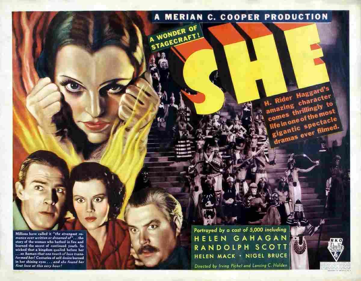 She 1935 02  film star poster A4 Photo Print