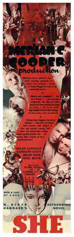She 1935 14  film star poster A4 Photo Print