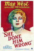She Done Him Wrong 04  film star poster A4 Photo Print