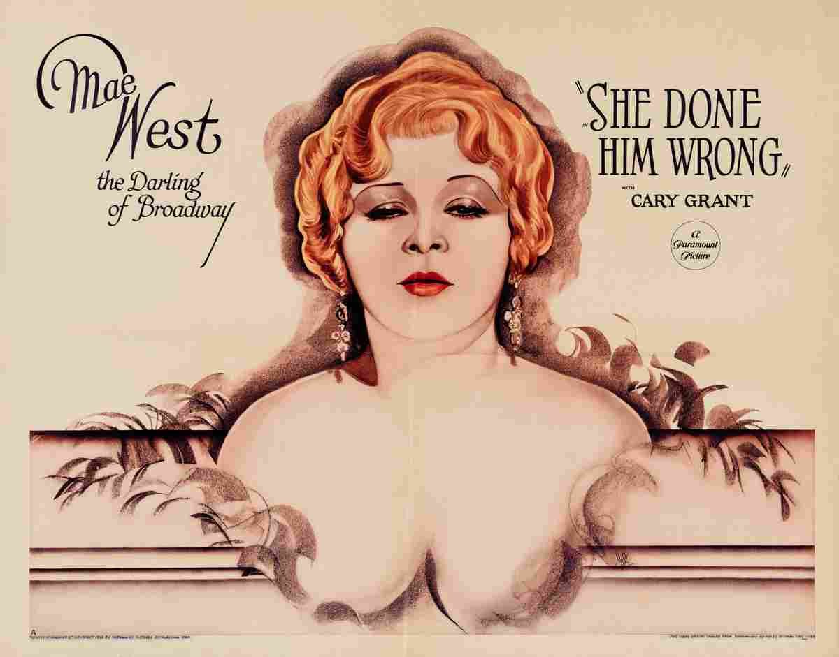 She Done Him Wrong 05  film star poster A4 Photo Print