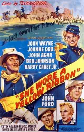  She Wore A Yellow Ribbon 01 film star poster A4 Photo Print