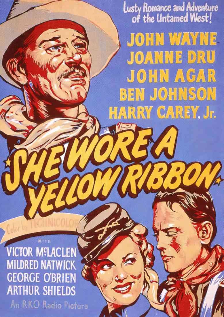 She Wore a Yellow Ribbon 09 Film A4 Photo Print
