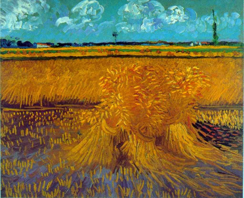 Sheaves Van Gogh A4 Photo Print