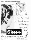 Sheen Lustre Hair Vintage Retro Advert Poster A4 Photo Print